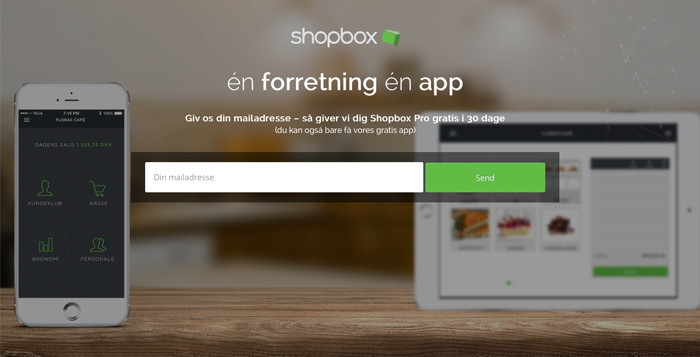 Shopbox.com styrer hele din forretning i en simpel mobil App.